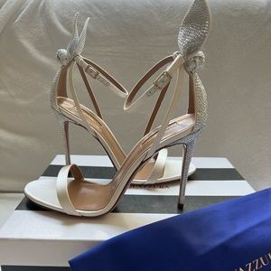 Aquazzura White Heels